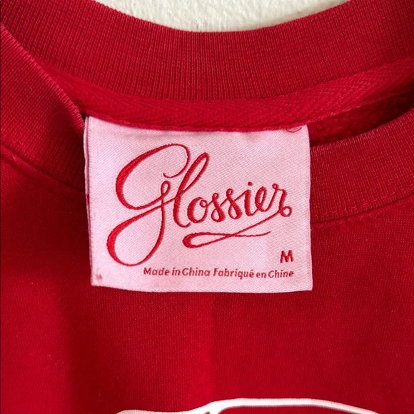 Glossier logo sweater size M - Picture 3 of 3